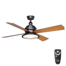 If your remote controller has quit working or is a pain to use just bypass it and use a wall speed regulator. Hampton Bay Valle Paraiso 52 In Indoor Oil Rubbed Bronze Ceiling Fan With Light Kit And Remote Control Yahoo Shopping