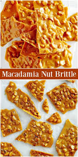 Macadamia Nut Brittle Recipe Brittle Recipes Recipes Nut Recipes
