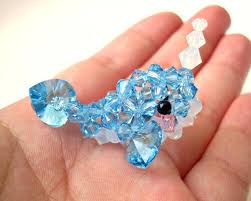 Strawberry Ice Cream Earrings Beaded Swarovski By Sparklemehappy Narwhal Beaded Animals Swarovski Crystals