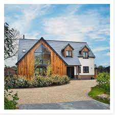 This House Is A Perfect Example Of Tweaking One Of Our Original Designs This Modern Ho Contemporary House Exterior House Designs Exterior Dream House Exterior