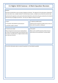 Edexcel C1 6 Mark Question Revision Sheets This Or That Questions Gcse Science Revision Science Revision