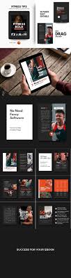 Fitness Bold Ebook Template Powerpoint In 2020 Ebook Template Ebook Template Design Ebook Design