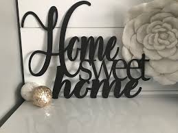 Ready To Ship Home Sweet Home Metal Wall Art Metal Tree Wall Art Decor Crafts Home Decor Signs