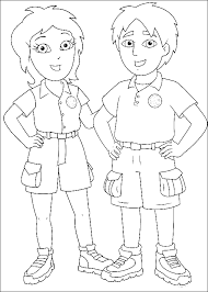 Go Diego Go Father And Mother Diego Coloring Pages For Kids Eth Printable Go Diego Go Coloring P Kids Coloring Books Cartoon Coloring Pages Coloring Pages