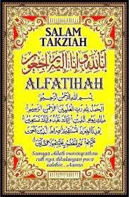 Salam Takziah Innalillahiwainnailaihirojiun Al Fatihah Islamic Inspirational Quotes Muslim Quotes Doa Islam
