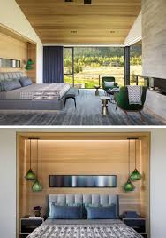 Modern gas fireplace master bedroom design ideas. A House For A Family In Wyoming That Love The Outdoors