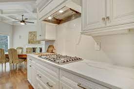 In most cases, a natural stone backsplash is cut from the same slab as a countertop, typically about 1 ¼. Solid Slab Backsplash Everything You Need To Know