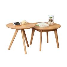 Round wooden coffee table design ideas for lovely coffee tables, source: Oak Solid Wood Round Coffee Table Japanese Style Living Room Round Log Nordic Small Apartment Combination Round Table Coffee Tables Aliexpress