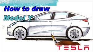 Discuss tesla's model s, model 3, model x, model y, cybertruck, roadster and more. How To Draw Tesla Model Y I Tesla Teslamodely Drawcars Youtube