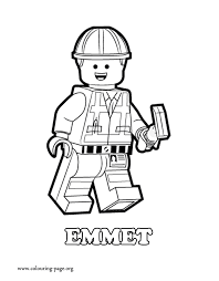 Have fun coloring this amazing the lego movie picture! The Lego Movie Emmet A Lego Minifigure Coloring Page Lego Movie Coloring Pages Lego Coloring Lego Coloring Pages