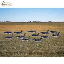 Avery GHG Pro-Grade Specklebelly Goose w/Painted Heads Windsock Decoys  (12-Pack) | Wing Supply