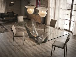 Round frosted glass dining table. Modern Italian Dining Table Houzz