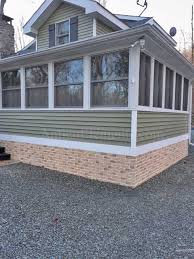 For existing homes, fha says the entire perimeter of the skirting must be permanently attached to backing made of concrete, masonry, treated wood or a product with similar strength and durability. Great New Way To Cover Or Create A Home Brick Skirting