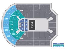 denny sanford premier center event seating charts