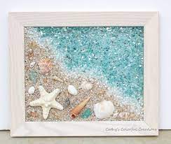 54 Ideas Beach Art Diy Projects Sea Glass Beach Art Diy Beach Glass Art Sea Glass Art