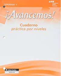 There are two verbs in spanish that mean to be. Amazon Com A Avancemos Cuaderno Practica Por Niveles Student Workbook With Review Bookmarks Level 1 Spanish Edition 9780618782185 Mcdougal Littel Books