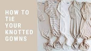 How To Tie A Knotted Gown Youtube