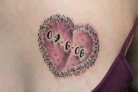 To all the proud patriotic americans, it represents national pride. Stitched Heart Tattoo By Nightowltattoo On Deviantart