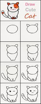 How to draw a monkey; 28 Drawing Tutorials Step By Step Ideas Kawaii Drawings Step By Step Drawing Drawings