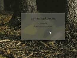 Blurred Background Css Snippet Code Stuff Blurred Background Background Css Background