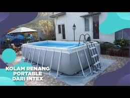 Unboxing Kolam Renang Portable Intex Indonesia Youtube