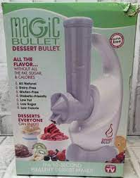 The product itself was defective. Buy Magic Bullet Dessert Bullet Fruit 10 Second Dessert Maker Nib W Recipe Book Online In Kuwait 372865473666