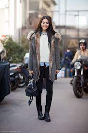 Fashion Week Street Style Liu Wen Street Style Winter Roupas Moda Inverno Ideias Fashion
