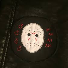 Hand-embroidered Jason Voorhees Patch