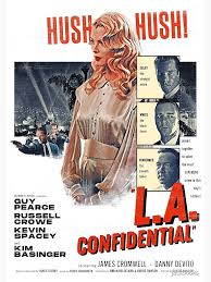 L.A. Confidential (1997) retro poster design" Poster for Sale by jackbooks  | Redbubble