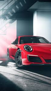 2018 Porsche 911 Carrera T Rouge Voiture De Sport Wallpaper Des Voitures Luxusautos Auto Hintergrundbilder Porsche Autos