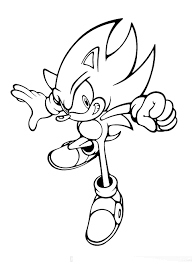 For kids & adults you can print sonic or color online. Dark Super Sonic Coloring Pages Novocom Top