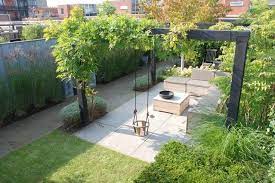 schommel van pergola werkspot tuin tuin ideeen achtertuinlandschappen