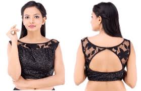 Black Boat Neck Net Tops Top 10 Boat Neck Blouses Styles Boat Neck Blouse Patterns Boat Neck Blouse Design Blouse Neck Designs Short Sleeve Blouse Design