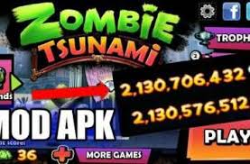 Zombie Tsunami Mod Apk Unlimited Coins Diamonds Hack V3 9 0 Tsunami Zombie Clash Of Clans Hack