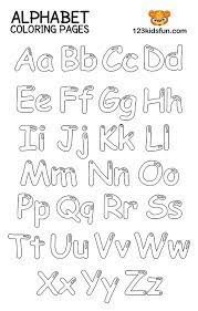 Coloring these letter a coloring sheets is a fun activity especially for kids who are trying to learn the alphabet. Free Printable Alphabet Coloring Pages For Kids 123 Kids Fun Apps