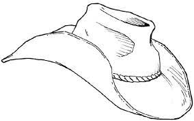 Cowboy Hat Pencil Sketch Cowboy Hat Coloring Pages Cowboy Hats Pencil Sketch Hat Sketch