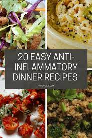 20 Easy Anti Inflammatory Dinner Recipes That Will Make You Fe Anti Inflammatory Recipes Dinner Anti Inflammatory Diet Meal Plan Anti Inflammatory Diet Recipes