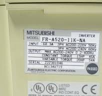 MITSUBISHI FR-A520-11K-NA INVERTER DRIVE (141130 - USED)