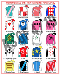 Kentucky oaks tickets allow you to experience the thrill of watching some of racing's best fillies under churchill downs' historic twin spires on the friday before the kentucky derby. Kentucky Derby Post Position Jockey Jersey Silks Sign 8x10 16x20 24x30 Digital File Instant Download As Of 4 30 2021 Kentucky Derby Party Kentucky Derby Party Invitations Derby Party