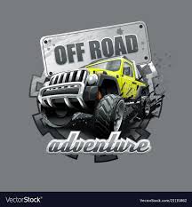 Extreme Yellow Off Road Vehicle Suv Download A Free Preview Or High Quality Adobe Illustrator Ai Eps Pdf And High Resolu Offroad Vehicles Offroad Retro Cars