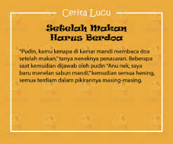 Maybe you would like to learn more about one of these? Cerita Lucu Ketawa Setelah Makan Harus Berdoa Yedepe Com