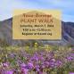 Anza-Borrego Plant Walk event in Borrego Springs, CA