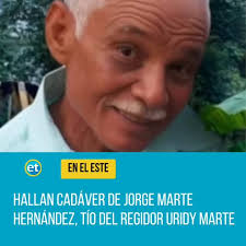 Después de varios días sin noticias, el cadáver de Jorge Marte Hernández  fue descubierto este miércoles en Hato Mayor. Su familia lo había reportado  como desaparecido desde que salió hacia una propiedad