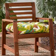 Our outdoor furniture cushions will add a beautiful burst of color to complement any patio area. San Elijo 20 Inch Outdoor Palm Leaves Chair Cushion By Havenside Home Palm Leaves White In 2020 Dining Chair Cushions Outdoor Dining Chair Cushions Patio Furniture Cushions