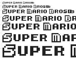 Check spelling or type a new query. Free Font Super Mario Bros 3 By David