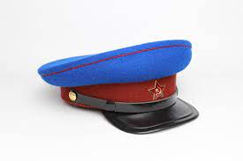 Soviet Russian Nkvd Visor Cap Ussr Hat High Copy Etsy In 2021 Visor Cap Hats Cap