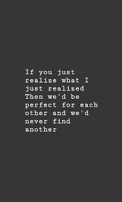 If You Just Realize