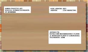 Sementara, penulisan alamat di dalam amplop atau alamat di tubuh surat tidak perlu menggunakan alamat lengkap lagi. Download Contoh Amplop Surat Lamaran Kerja Terbaik Dan Terbaru