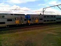 Triple deck passenger trains don't exist. Triple Decker Train Passing Through Lapstone Blue Mountains Youtube