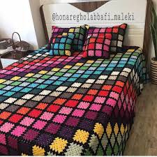 S Gulluce On Instagram Renkli Gecsin Gunumuz Ve Hayirla Gecsin Cumamiz Pattern By Honaregholabbafi Maaleki Orgu Battaniye Battaniyeler